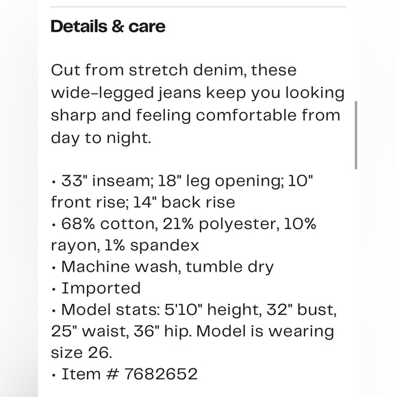 STS Blue High Rise Wide Leg Lt Blue Denim Jeans 27L - Picture 16 of 16